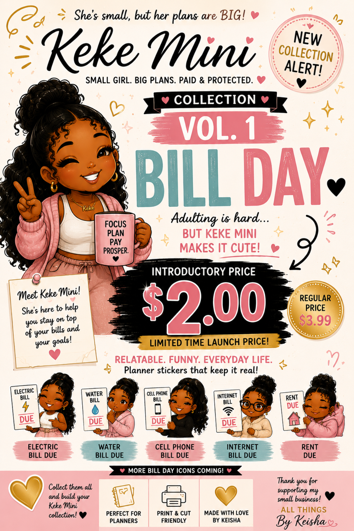 KEKE MINI COLLECTION -VOLUME 1 BILL DAY