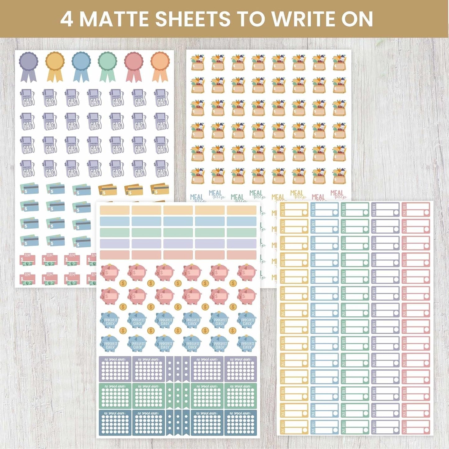 Themed Variety Pack for Planning & Journaling ALL THINGS BY KESHA: Planner Stickers,LLC