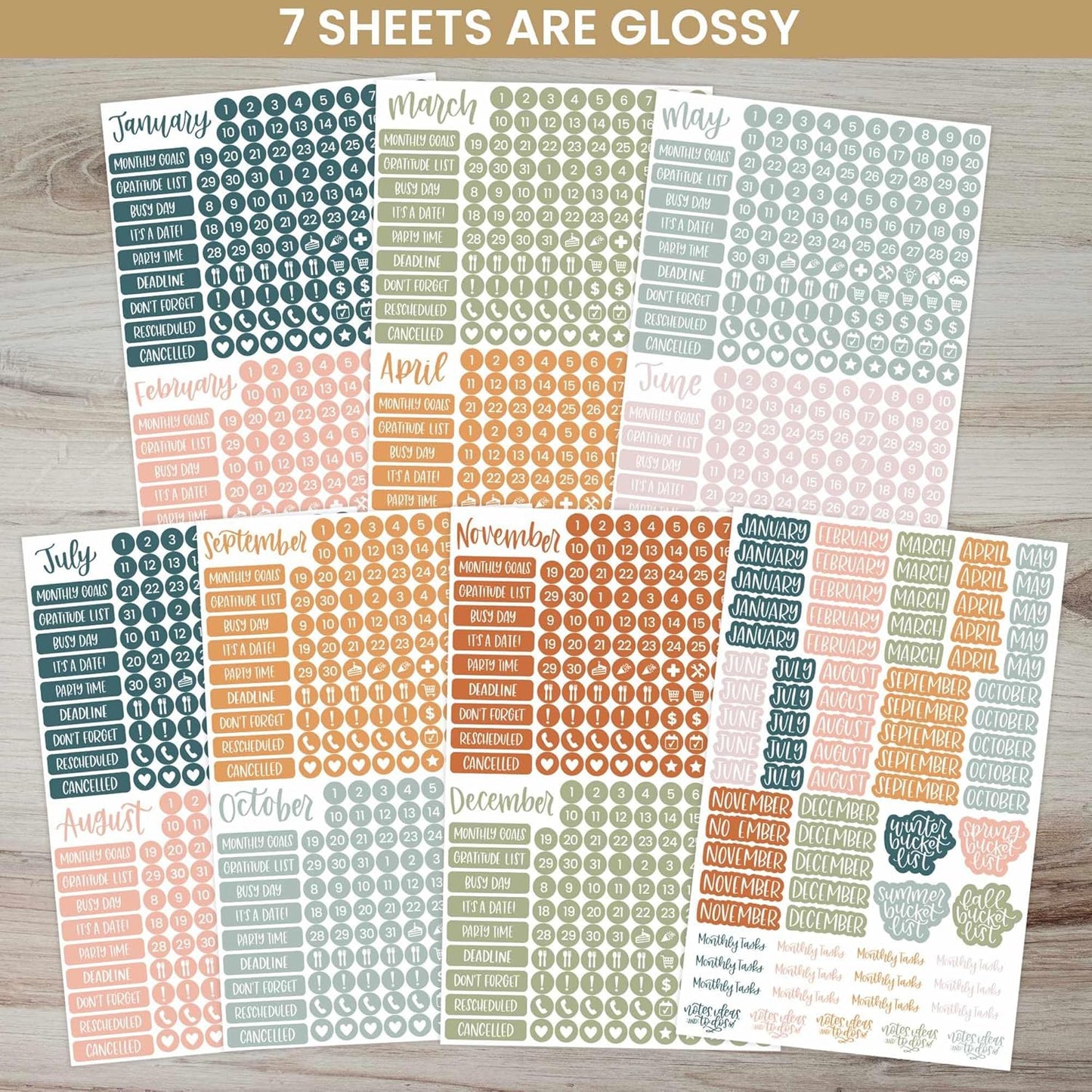 Planner Stickers ALL THINGS BY KESHA: Planner Stickers,LLC