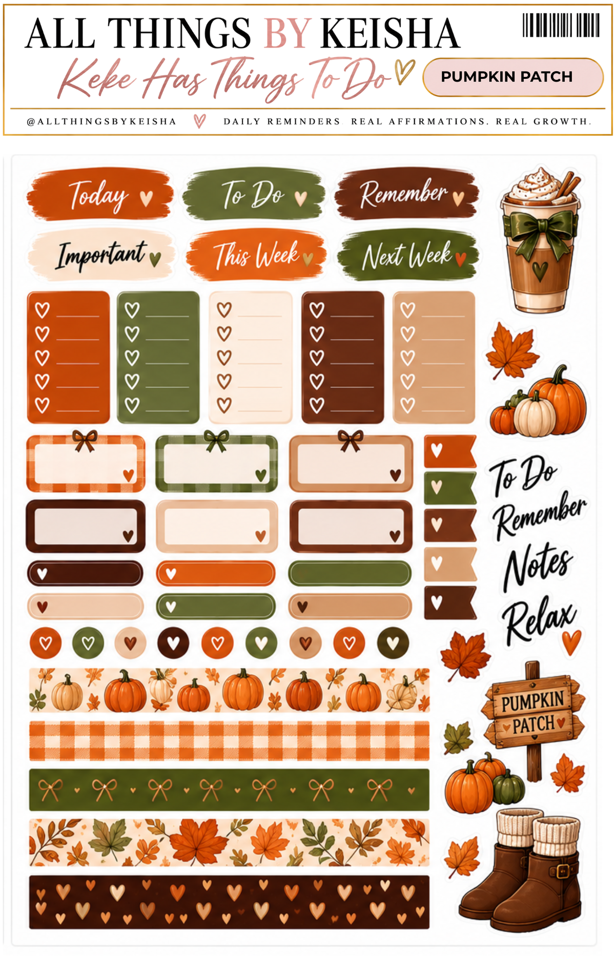 Pumpkin Patch - 2-Page Functional Kit
