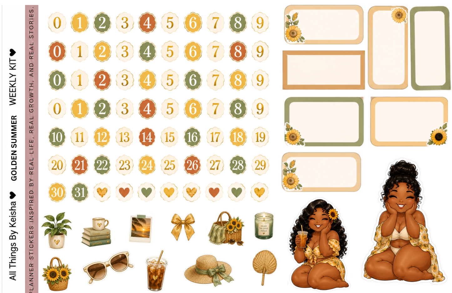 GOLDEN SUMMER WEEKLY KIT