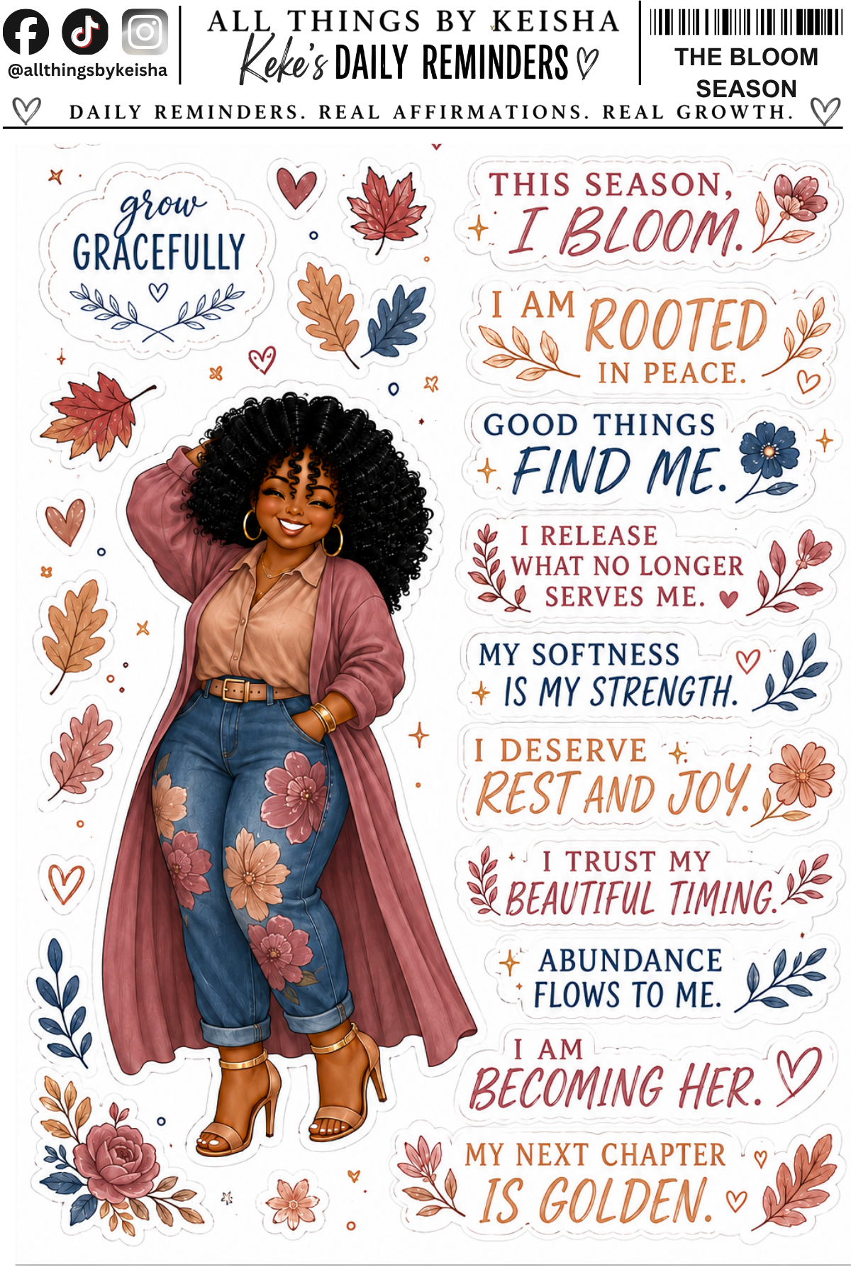 THE BLOOM SEASON AFFIRMATION