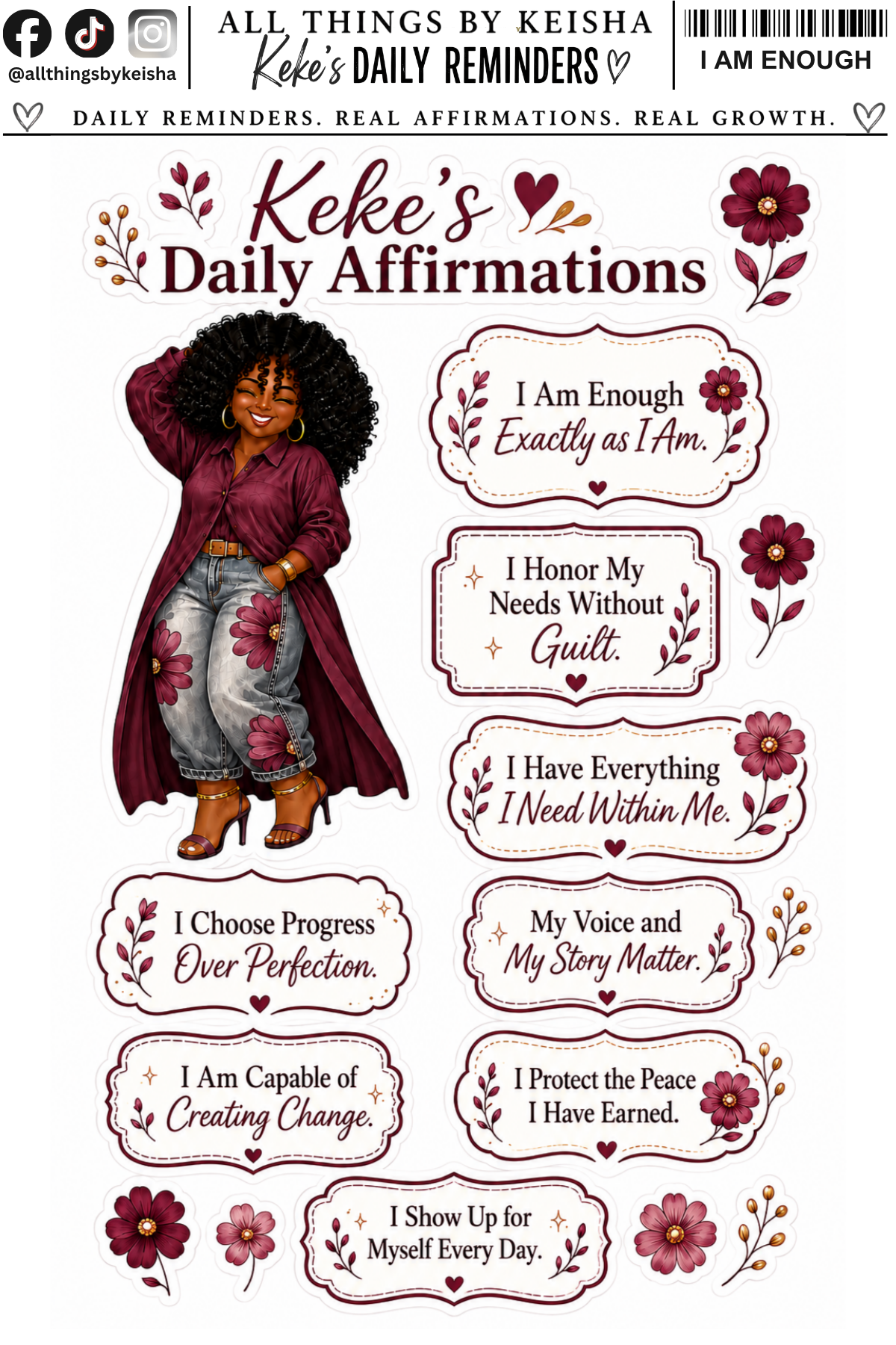 I AM ENOUGH AFFIRMATION