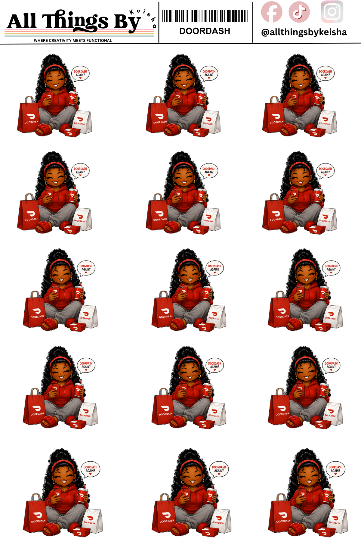KEKE ORDERS DOORDASH