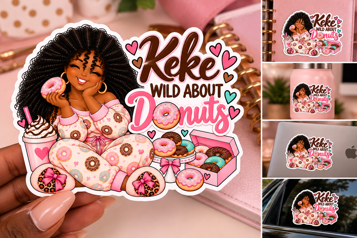 Keke Wild About Donuts Planner Sticker Pack