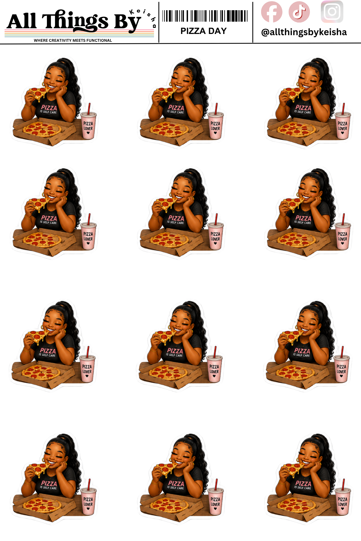 KEKE EATS PIZZA