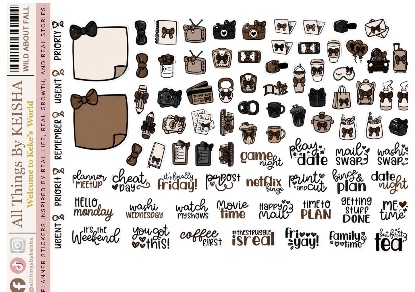 KEKE WILD ABOUT FALL WEEKLY KIT