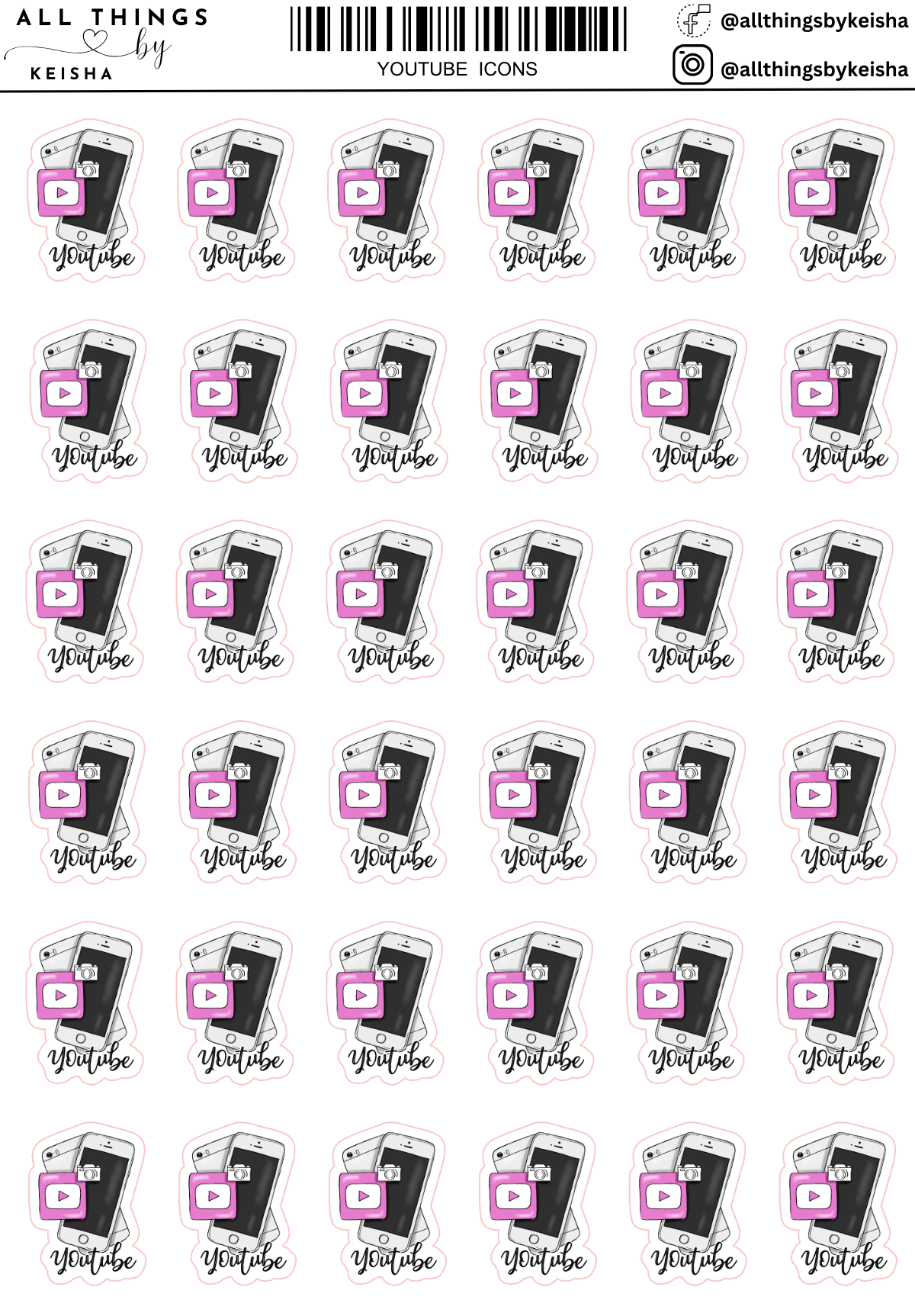 YOUTUBE ICONS