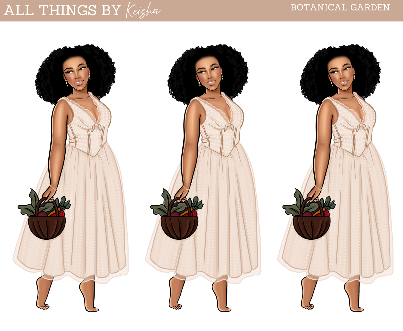 BOTANICAL GARDEN DOLLS