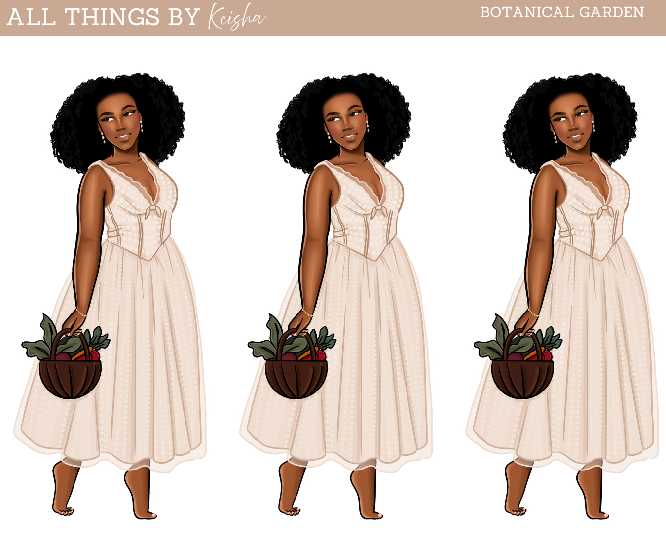 BOTANICAL GARDEN DOLLS