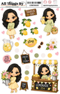 KEKE FANCY LEMONADE STICKER SHEET