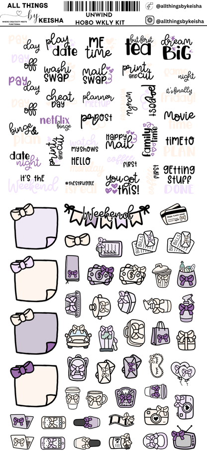 UNWIND HOBO WEEKS WEEKLY KIT