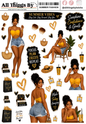 SUMMER FASHION STICKER SHEETS
