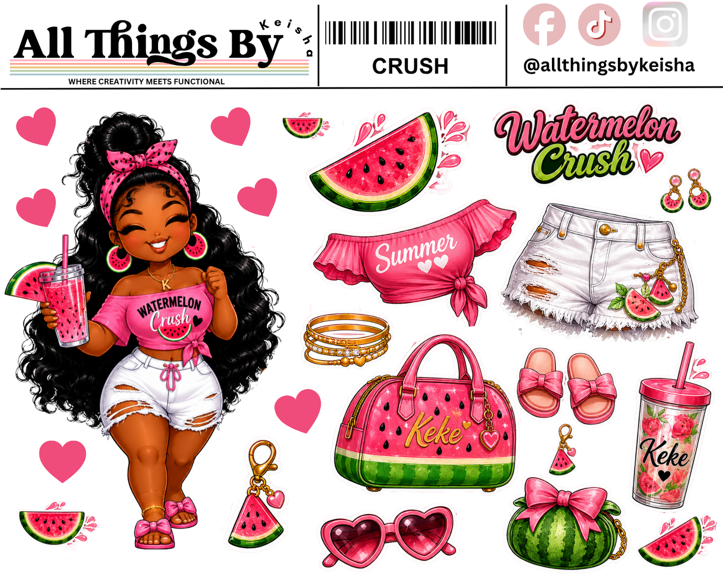 KEKE'S CRUSH FASHION PACK