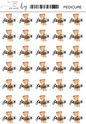 PEDICURE SCRIPT ICONS