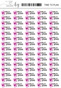 TIME TO PLAN SCRIPT STICKERS