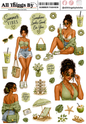 SUMMER FASHION STICKER SHEETS