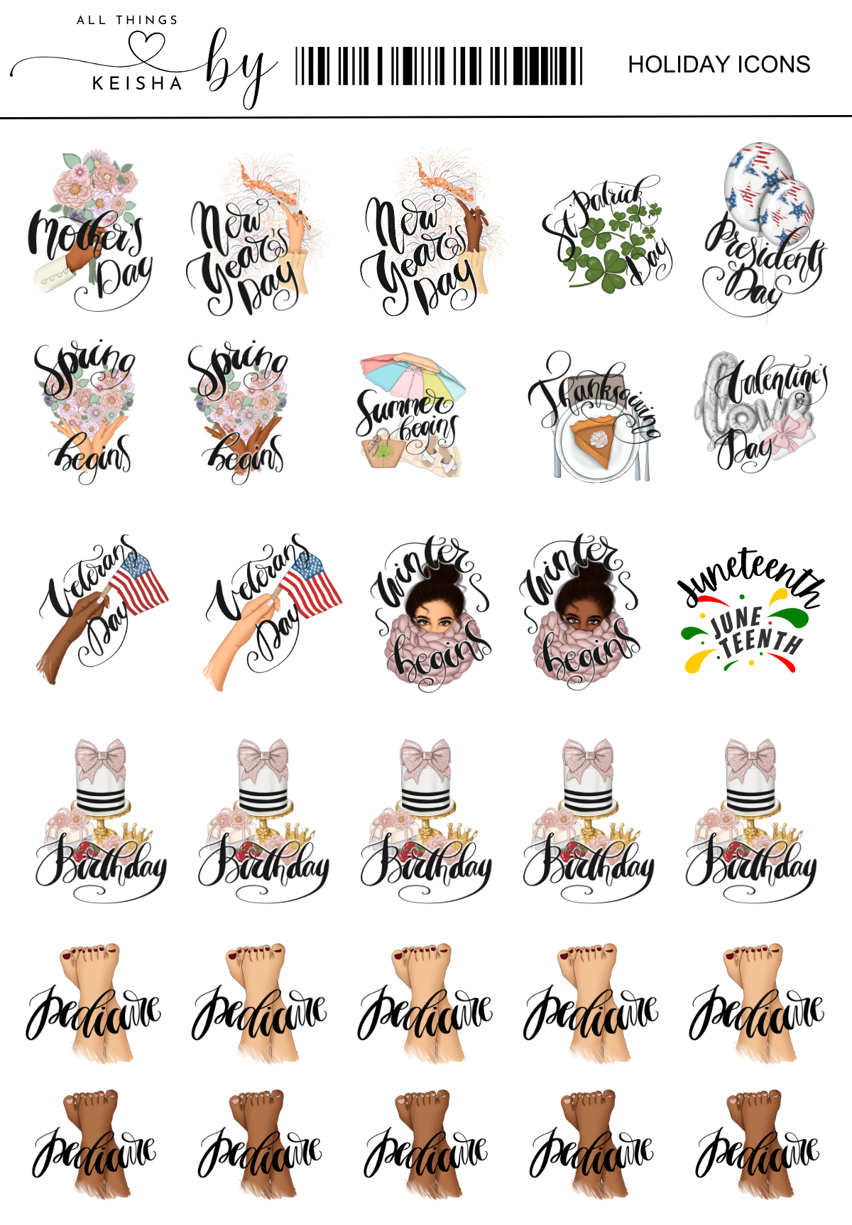 HOLIDAY ICONS