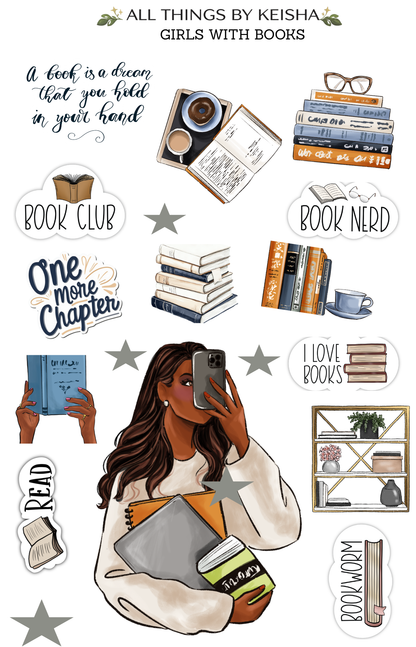 GIRLS WITH BOOKS FUNCTIONAL KIT