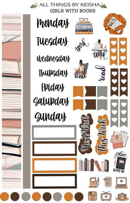 GIRLS WITH BOOKS FUNCTIONAL KIT