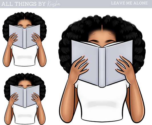 LEAVE ME ALONE DOLL ALL THINGS BY KESHA: Planner Stickers,LLC
