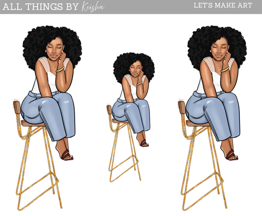 LET'S ME ART DOLL ALL THINGS BY KESHA: Planner Stickers,LLC