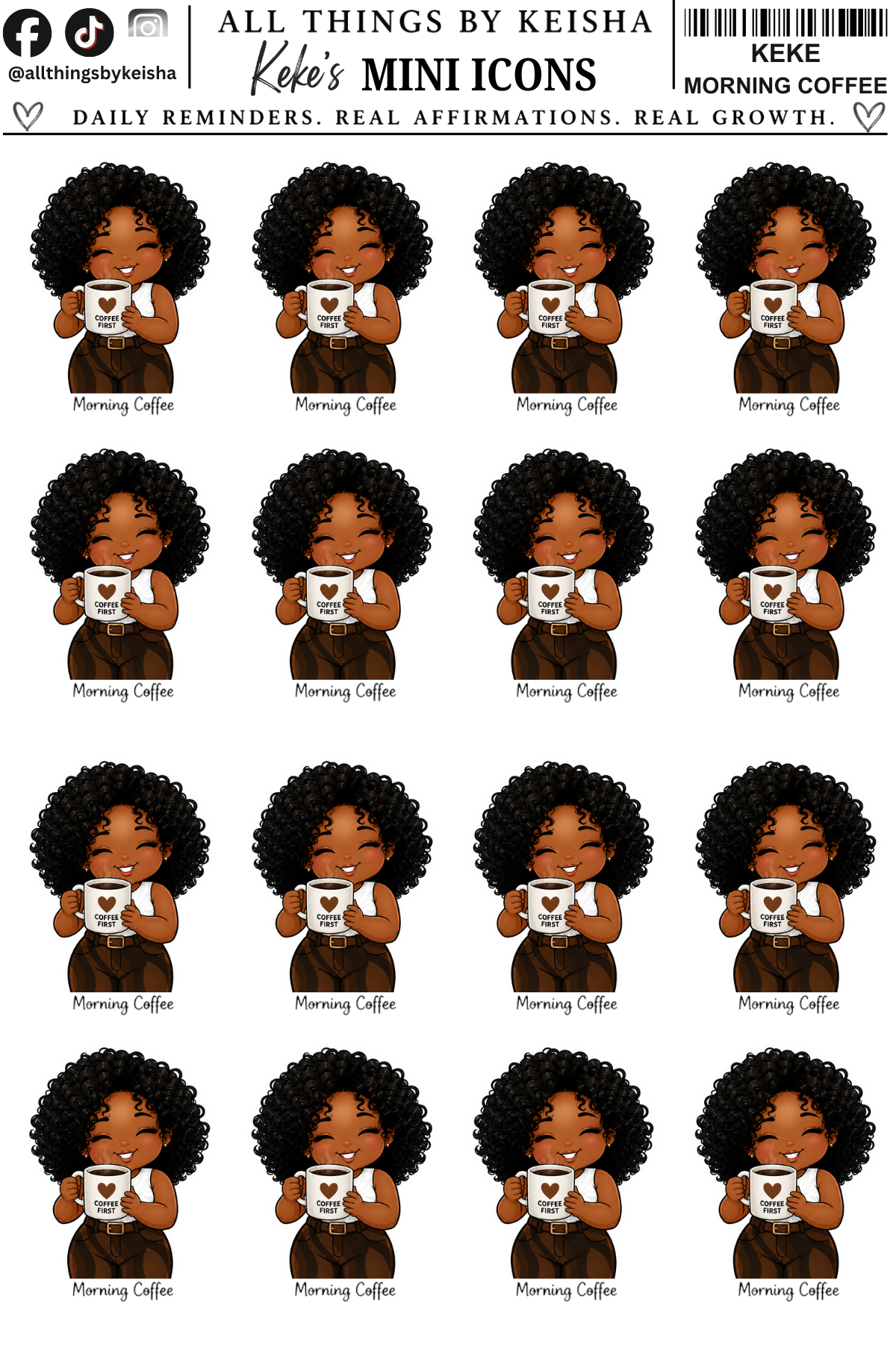 MINI KEKE - GIRL, I HAVE A LOT TO DO ICONS  VOLUME 2