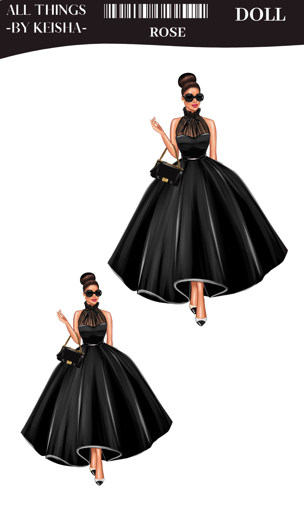 ROSE FASHION DOLL