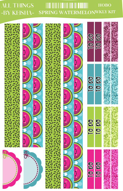 SPRING WATERMELON HOBO KIT