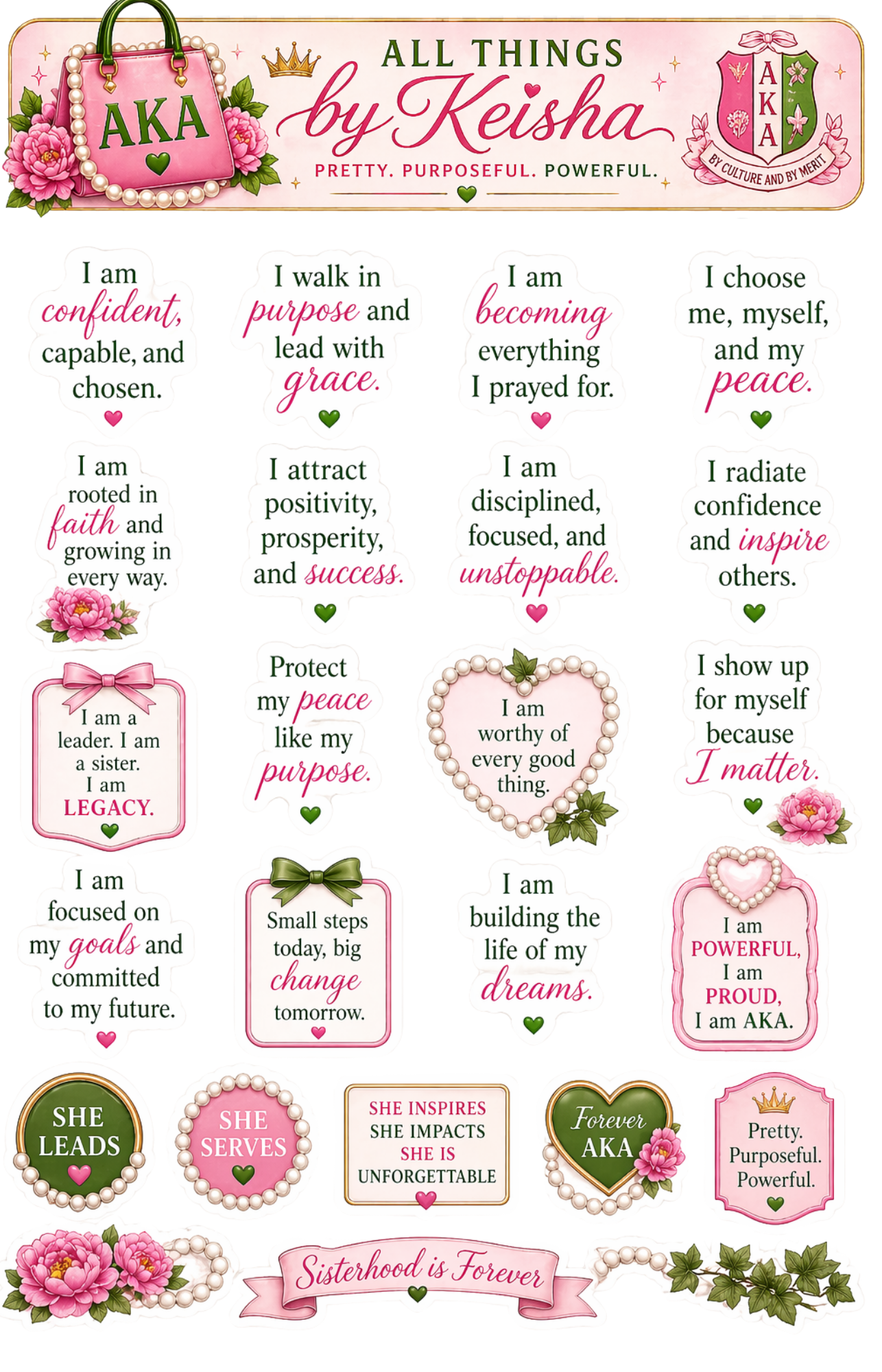 PRETTY. PURPOSEFUL. POWERFUL AKA INSPIRED