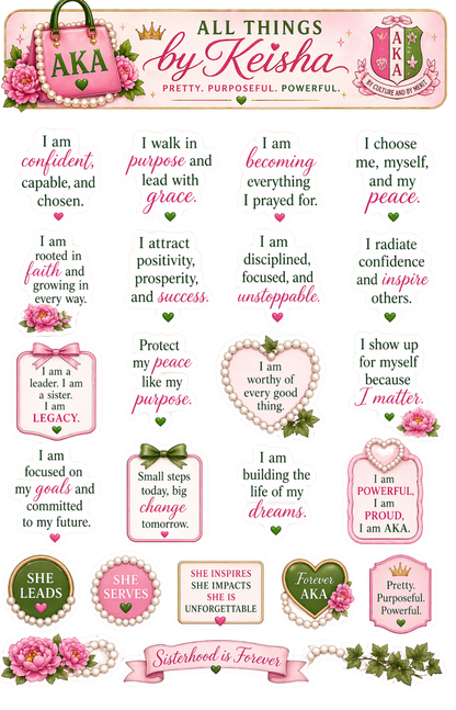 PRETTY. PURPOSEFUL. POWERFUL AKA INSPIRED