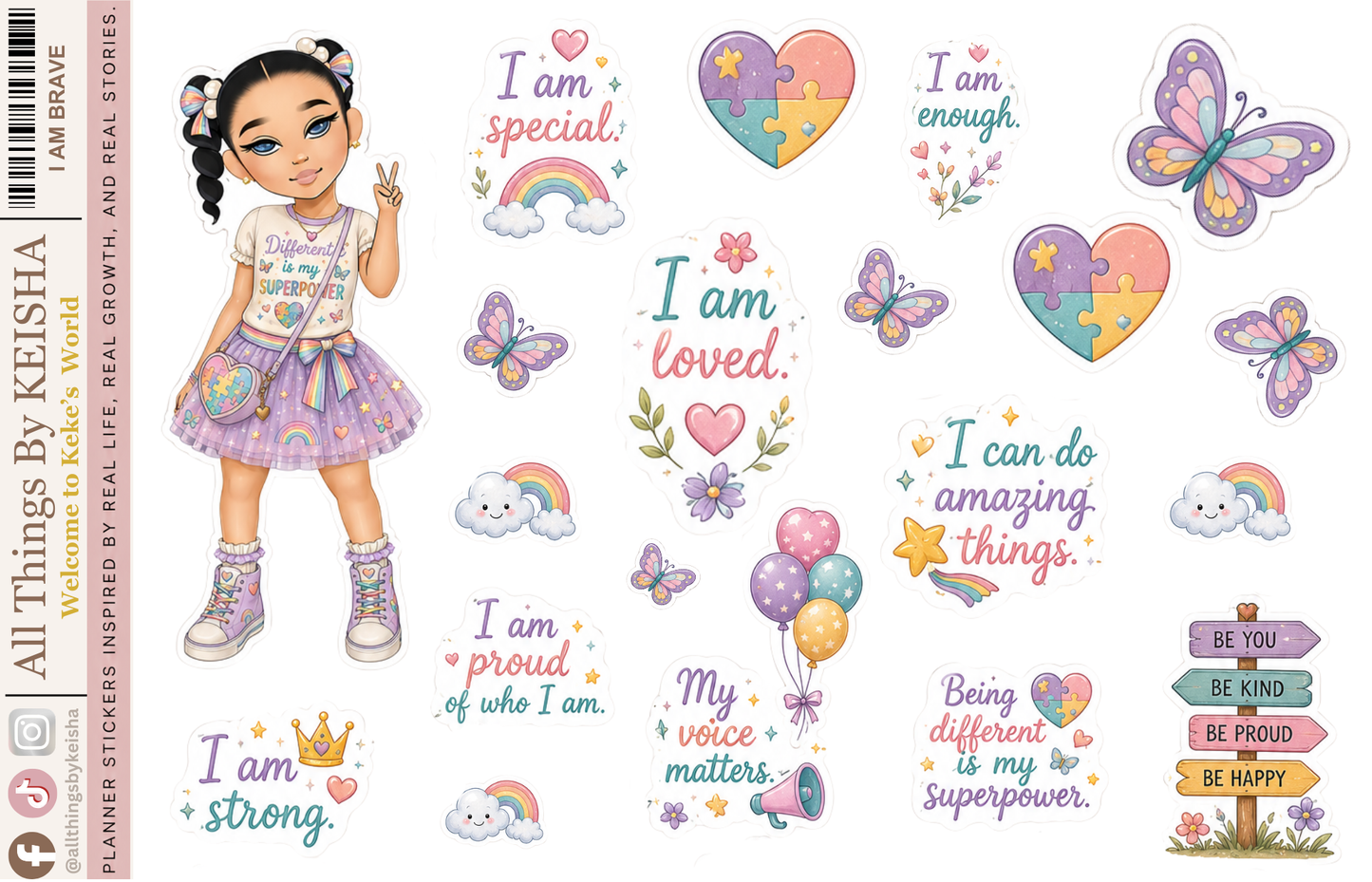 AUTUMN - I AM DIFFERENT AFFIRMATION KIT
