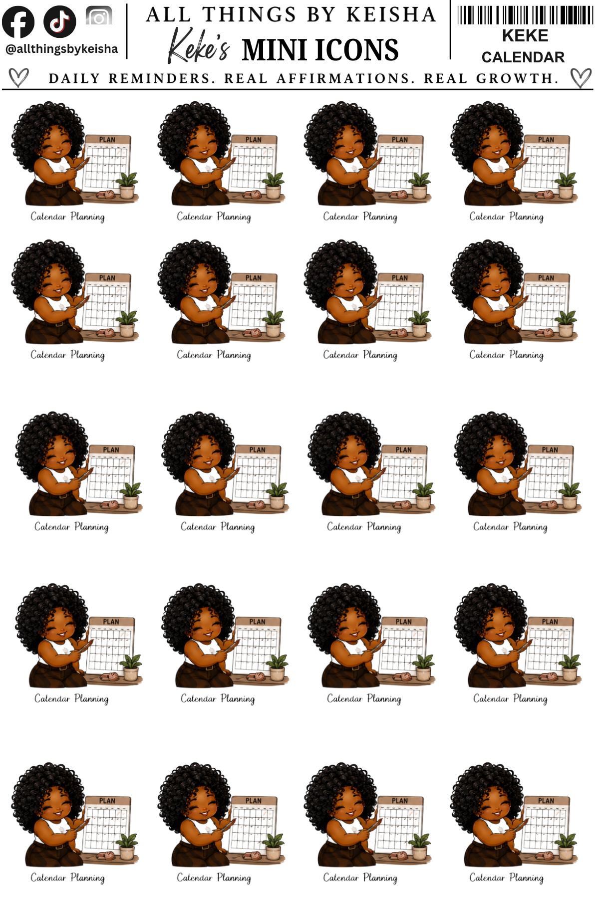 MINI KEKE - GIRL, I HAVE A LOT TO DO ICONS  VOLUME 2