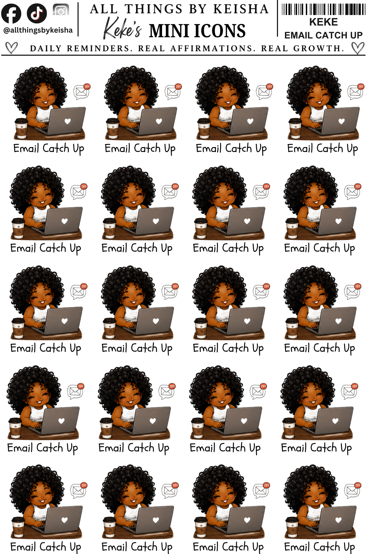 MINI KEKE - GIRL, I HAVE A LOT TO DO ICONS  VOLUME 2