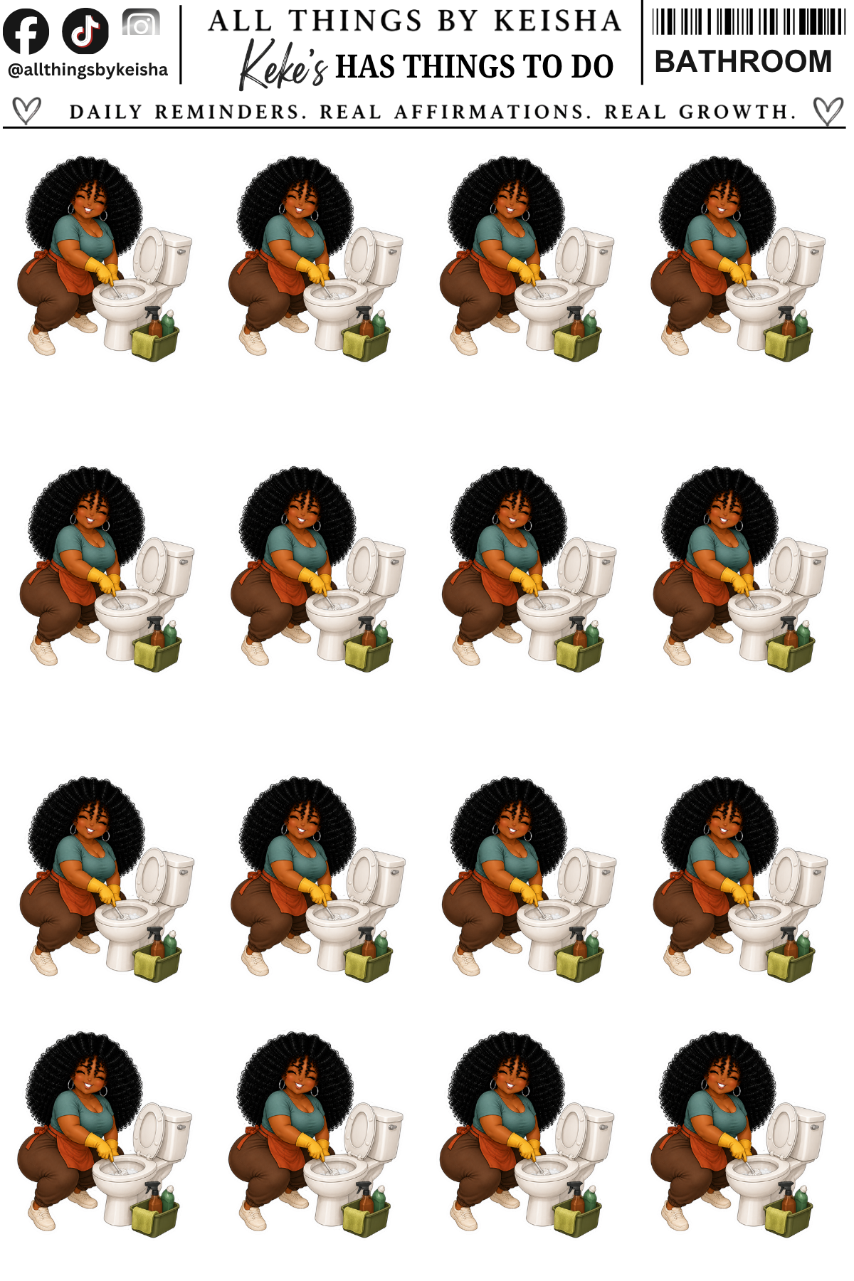 KEKE - HOUSEHOLD CHORES ICONS