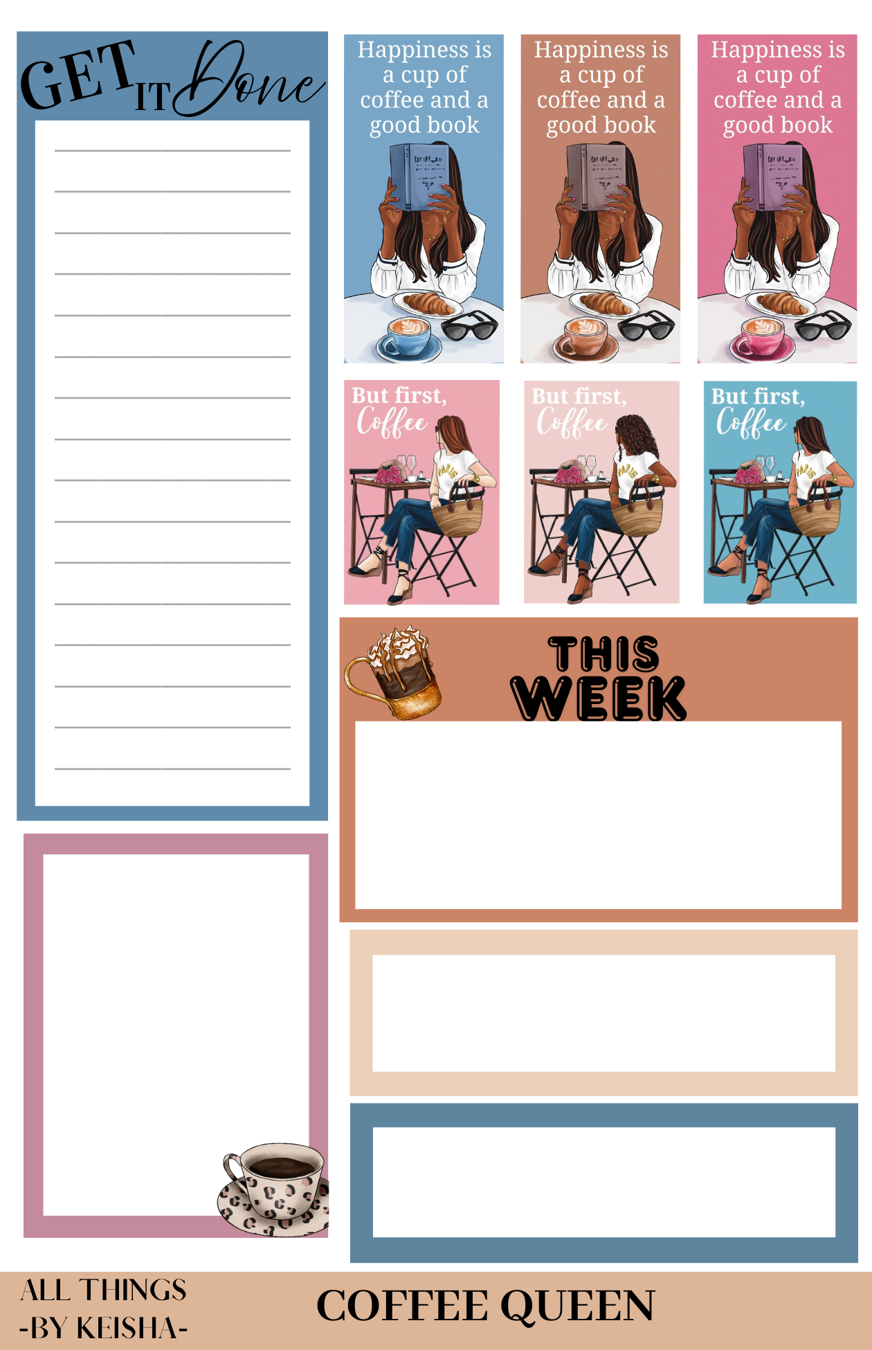 COFFEE QUEEN STICKER PACK