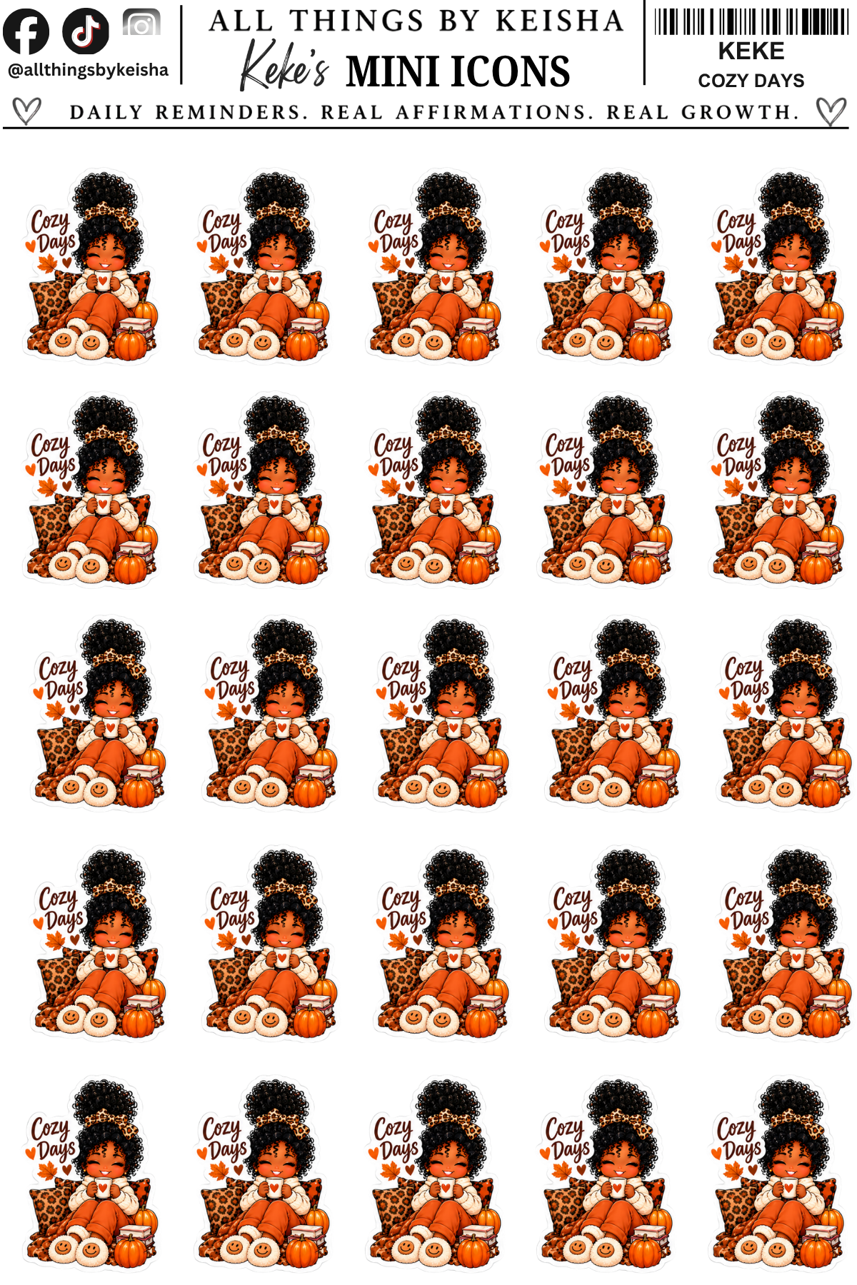 ALL THINGS BY KESHA: Planner Stickers,LLC