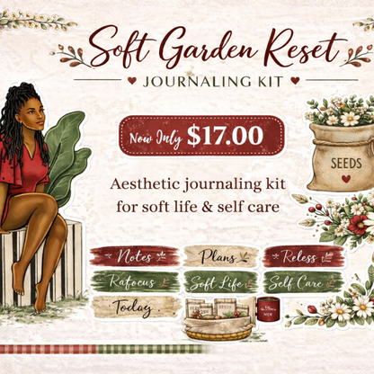 SOFT GARDEN RESET - JOURNALING KIT