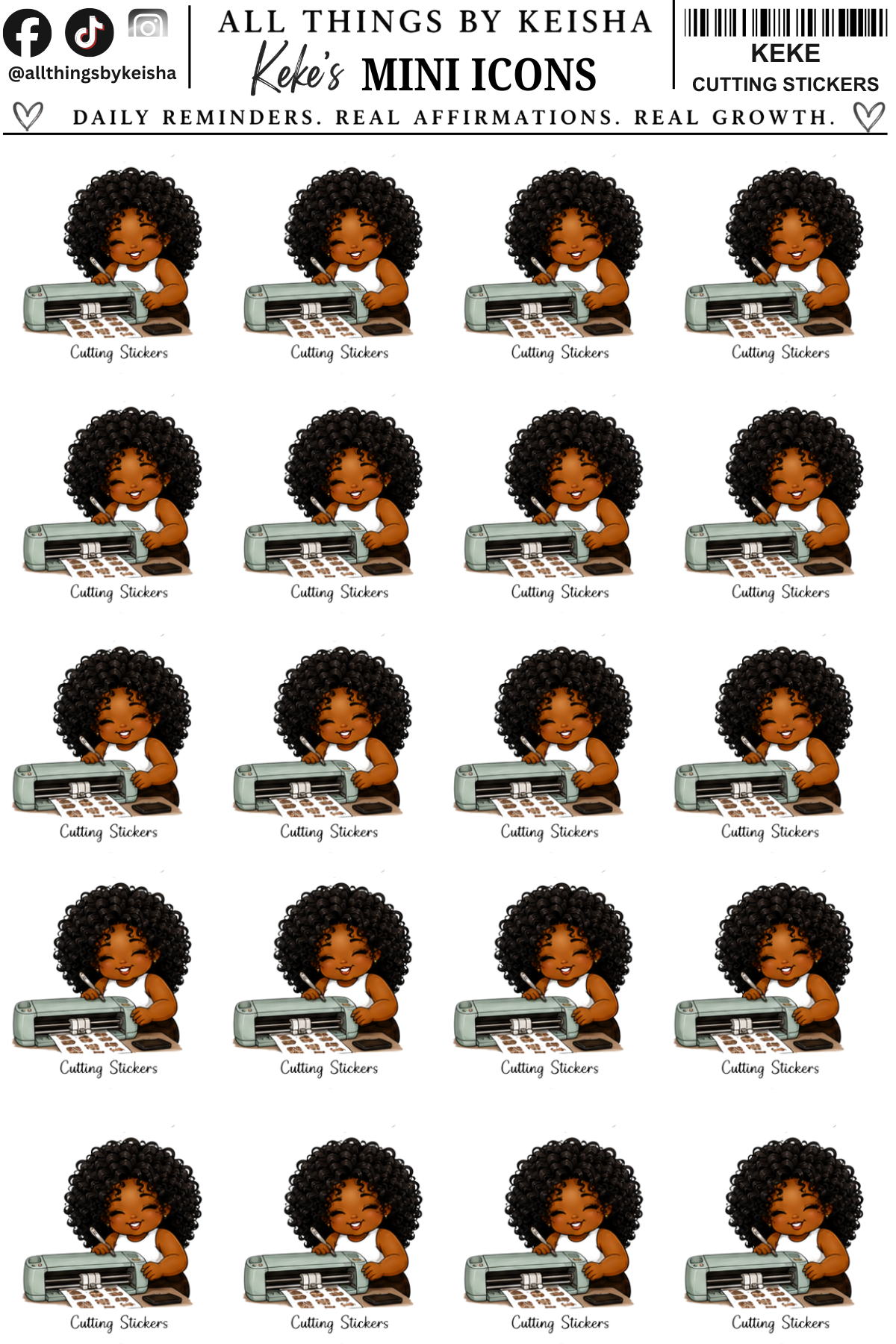MINI KEKE - GIRL, I HAVE A LOT TO DO ICONS  VOLUME 2