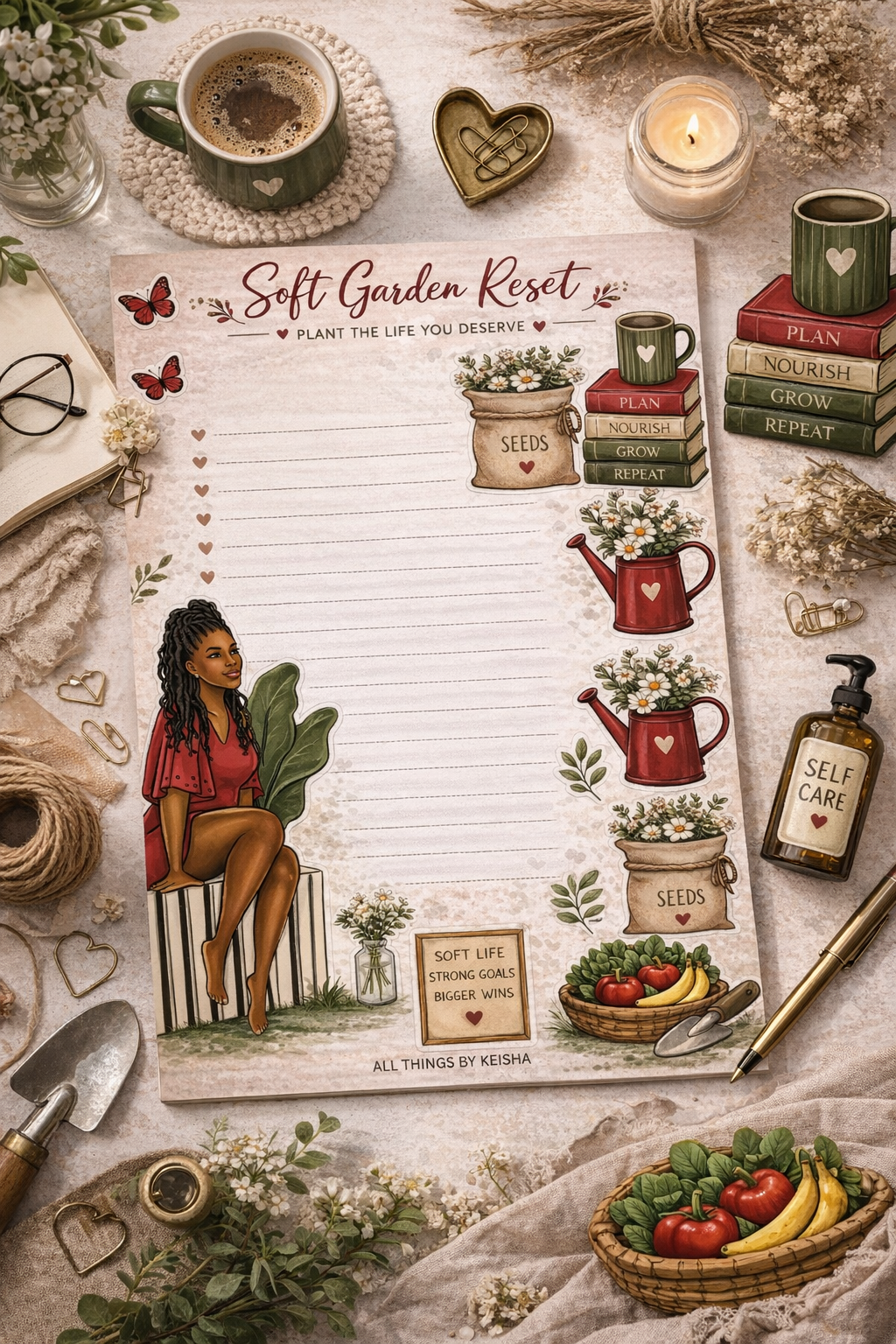 SOFT GARDEN RESET NOTEPADS