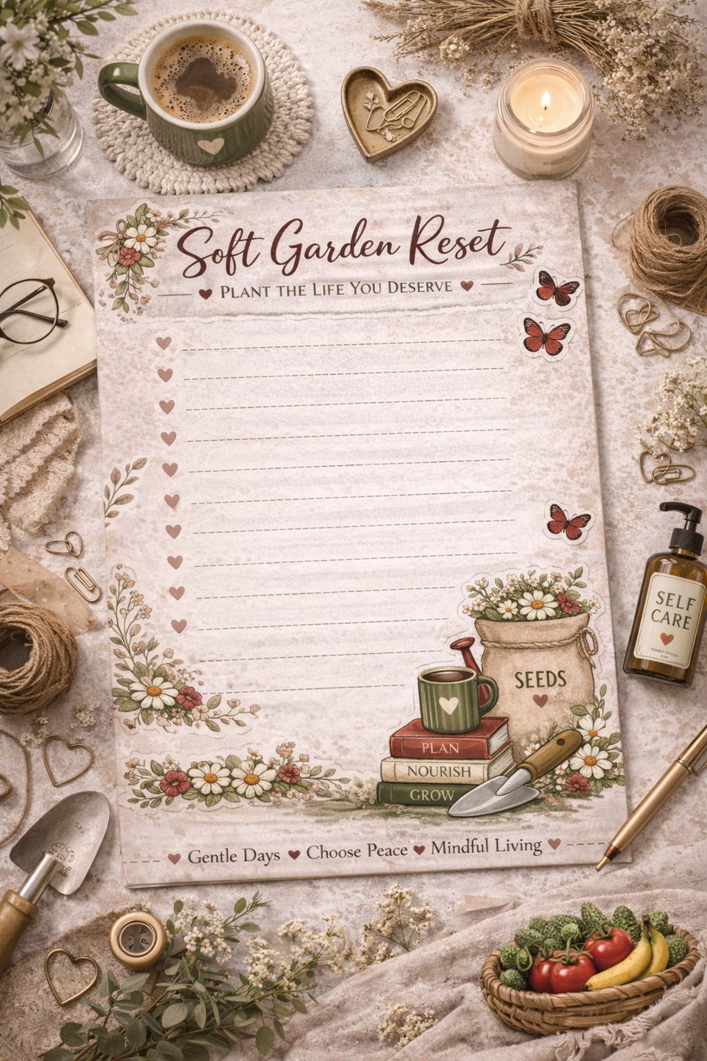 SOFT GARDEN RESET NOTEPADS