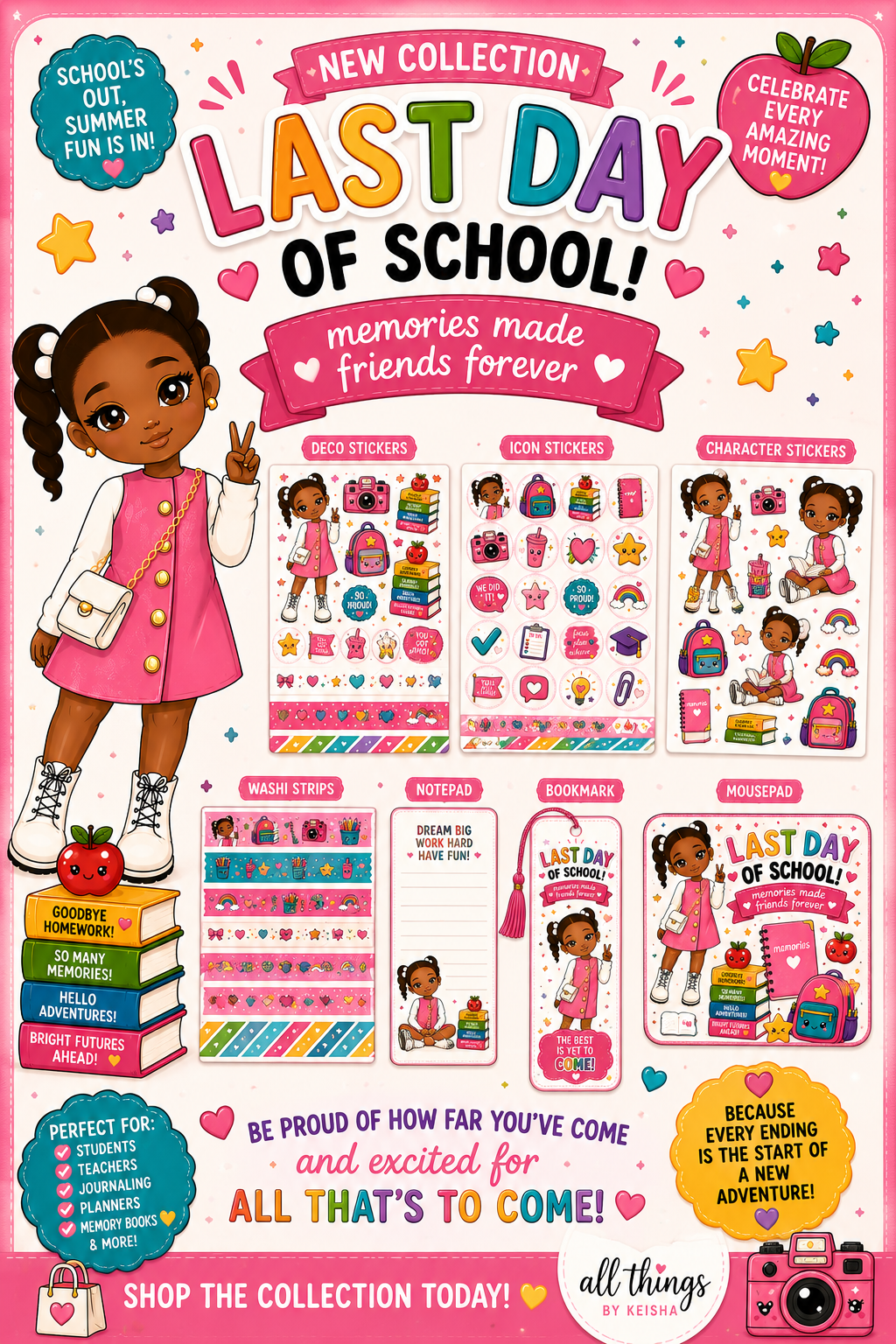 GLAM KIDS - LAST DAY OF SCHOOL  COLLECTION