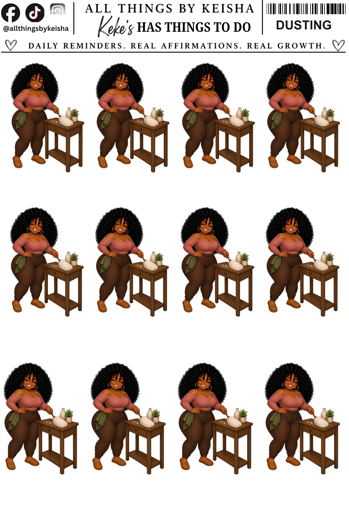 KEKE - HOUSEHOLD CHORES ICONS