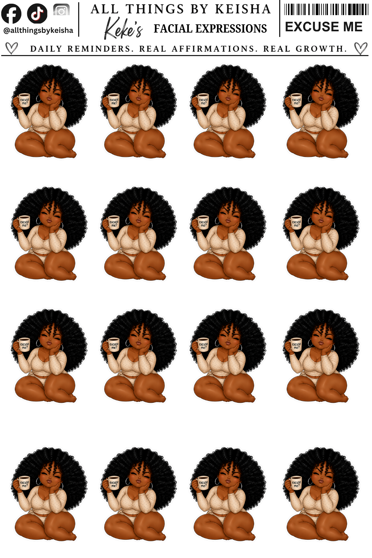 KEKE'S FACIAL EXPRESSIONS