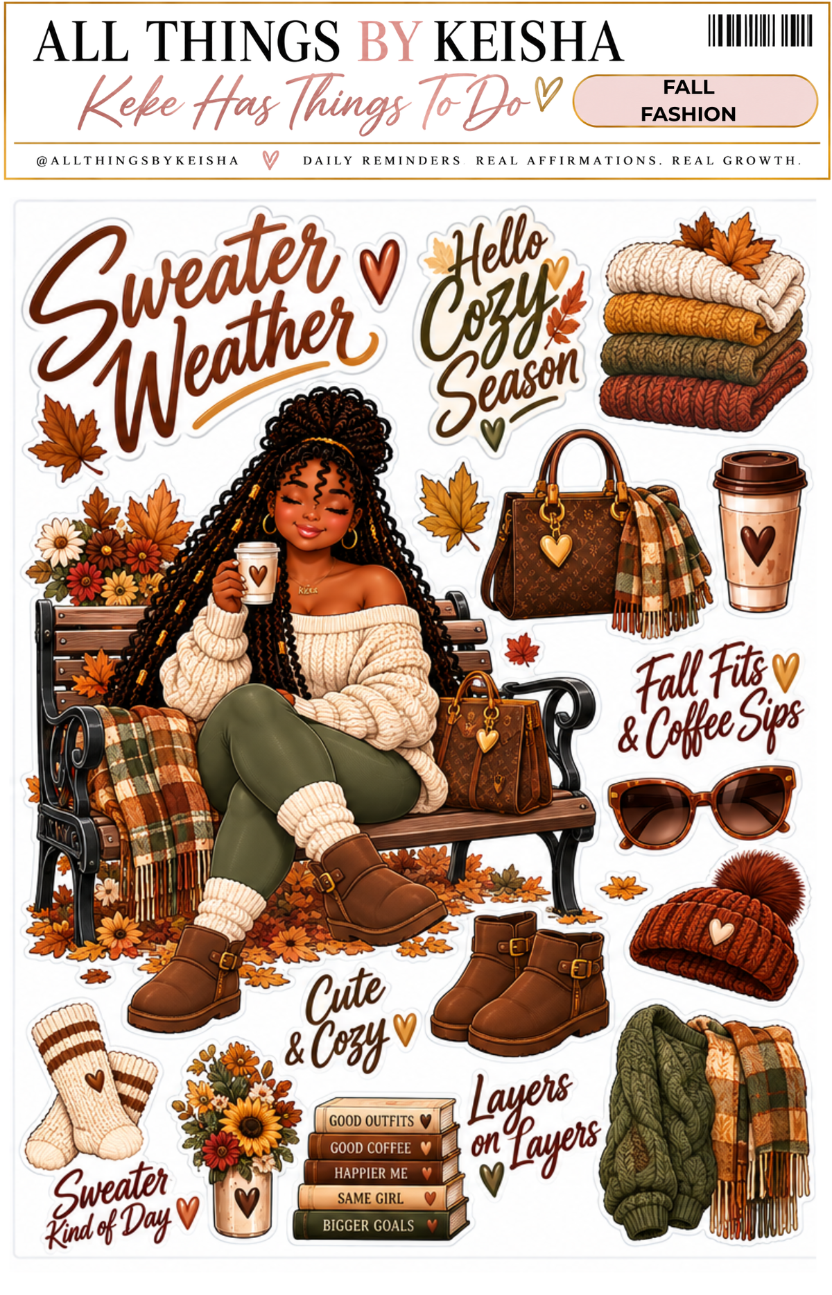 Fall Fashion - 2-Page Functional Kit