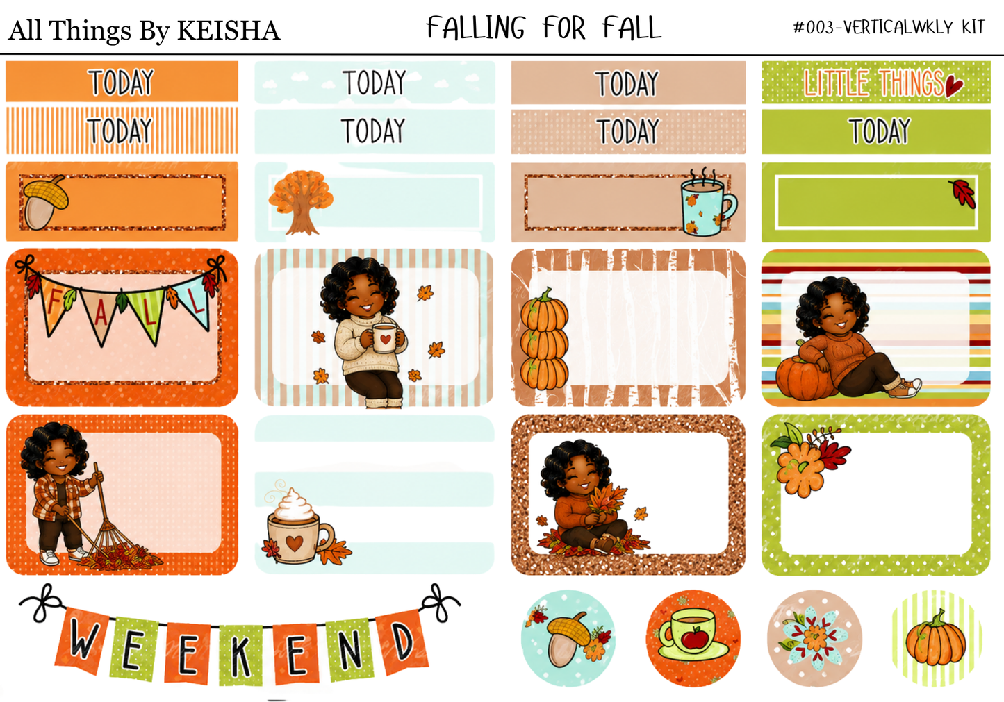 KEKE MINI- FALLING FOR FALL WEEKLY DOODLE KIT
