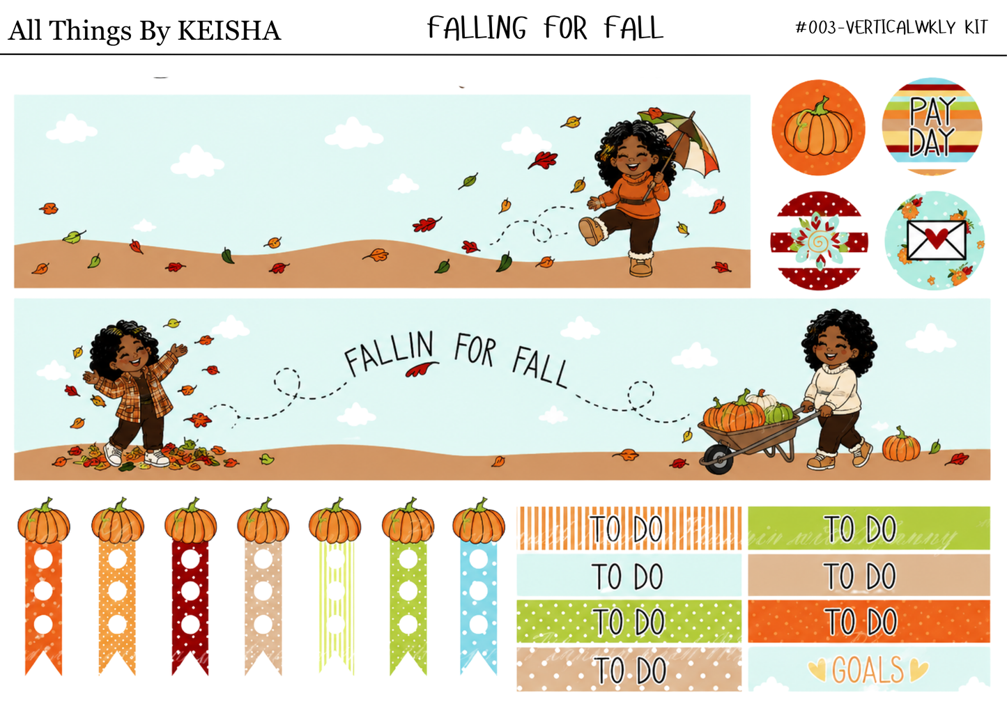 KEKE MINI- FALLING FOR FALL WEEKLY DOODLE KIT