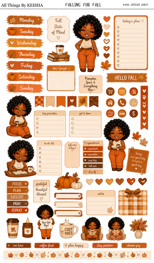 MINI KEKE FALLING FOR FALL B6  FUNCTIONAL SHEET