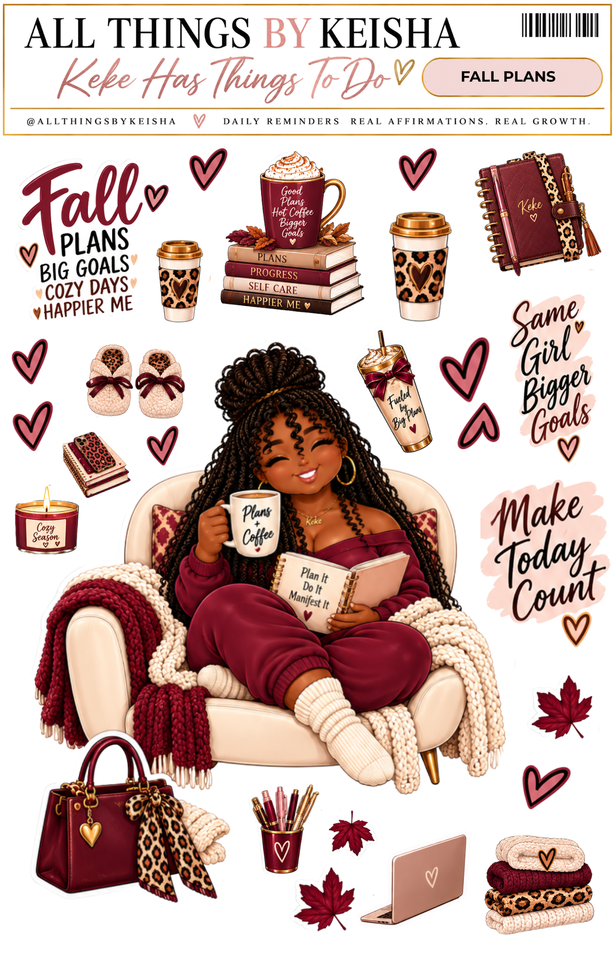 ALL THINGS BY KESHA: Planner Stickers,LLC