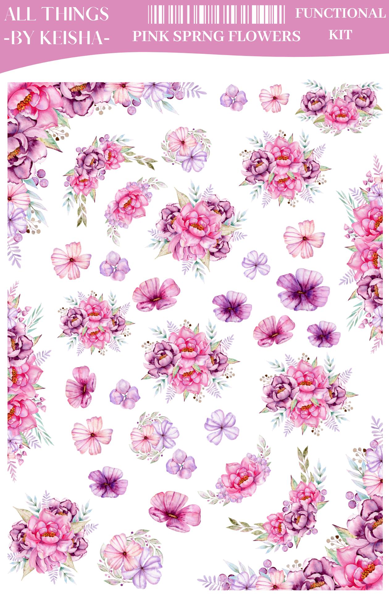 PINK SPRING FLOWERS